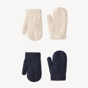 Lote de 2 pares de manoplas para bebé niño. 