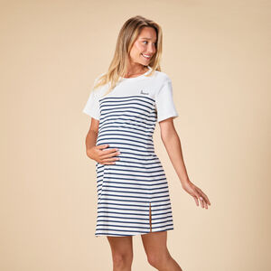 Camisón de lactancia y body estilo marinero 