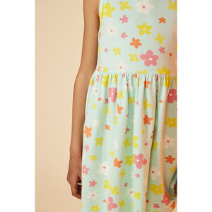 Robe de tirantes estampado mariposas para niña 