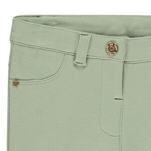 Jegging de felpa liso para bebé niña 