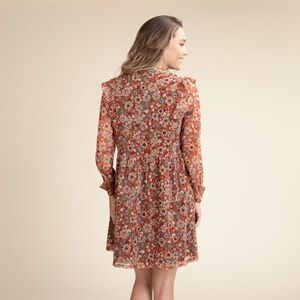 Vestido de embarazo y lactancia con estampado floral 