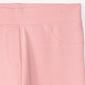 Jegging de felpa en color sólido niña 