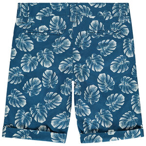 Bermuda estampada hojas de Monstera para niño 