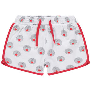 Short de jersey para niña con estampado y cintura elástica  Main Short de jersey para niña con estampado y cintura elástica