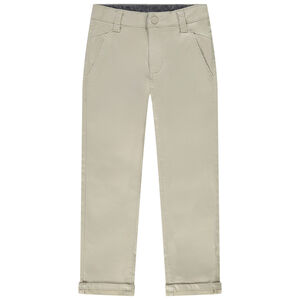 Pantalón chino en sarga para niño 