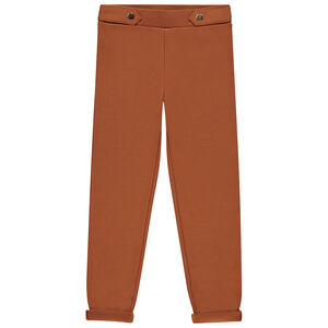 Leggings de punto milano con detalles decorativos para niña  Main Leggings de punto milano con detalles decorativos para niña