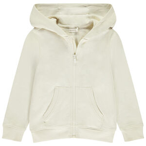 Gilet de felpa lisa con capucha para niño 