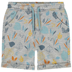 Bermuda de felpa estampado fantasía para bebé niño 