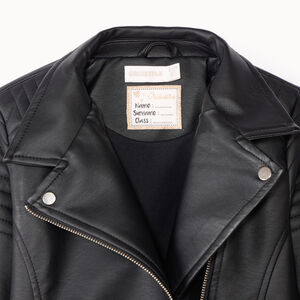 Perfecto estilo biker en piel sintética niña 