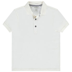 Polo de manga corta liso para niño 