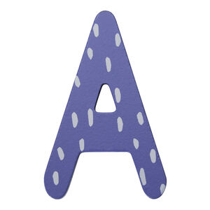 Letra decorativa de madera A 