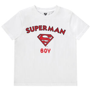 T-shirt manches courtes patch Superman Warner pour garçon 