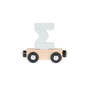 Wagon de madera "SIGMA" - azul 