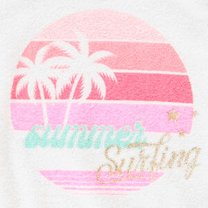 Conjunto de playa camiseta sin mangas + short para niña 