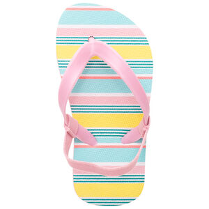 Sandalias de rayas multicolores para bebé niña  Main Sandalias de rayas multicolores para bebé niña