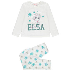 Pijama de sherpa estampado y lentejuelas de la Reina de las Nieves Disney  Main Pijama de sherpa estampado y lentejuelas de la Reina de las Nieves Disney