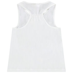 Camiseta sin mangas estampada con tirantes y diseño de espalda nadadora niña 