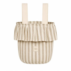 Bolso carrito Basket Stripe - Topo 