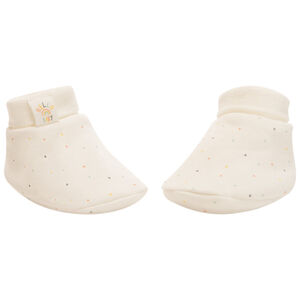 Pantuflas de interlock con estampado de lunares para bebé  Main Pantuflas de interlock con estampado de lunares para bebé