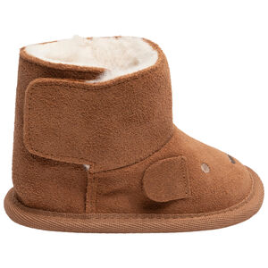 Botines forrados con orejas en relieve 