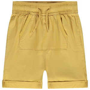 Bermudas de algodón con bolsillo canguro para niño 