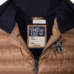 Chaleco acolchado sin mangas con capucha para niño 