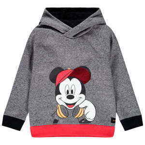 Sweat en molleton à capuche print Mickey Disney et sequins Main Sweat en molleton à capuche print Mickey Disney et sequins