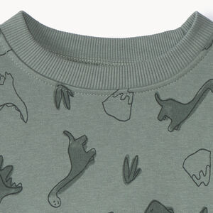 Sudadera de felpa oversize con estampado de animales para bebé niño 
