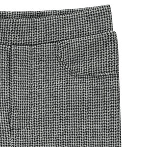 Jeggings acampanados a cuadros para niña 