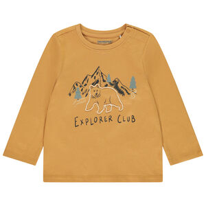 Camiseta de manga larga con estampado de animales para bebé niño 