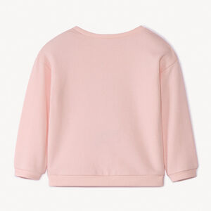 Sudadera de felpa con estampado de corazón "Love" para bebé niña 