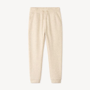 Pantalón de chándal para niña de felpa lisa 