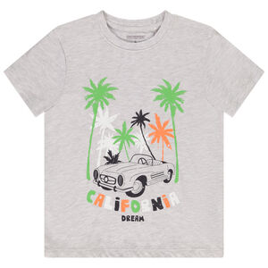 Camiseta de manga corta de jersey con estampado para niño 