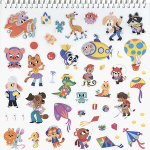 Libro de pegatinas Superpegatinas divertidas +3 años 