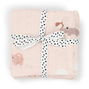 Muselina bebé pack 2 uds Playground - Rosa 