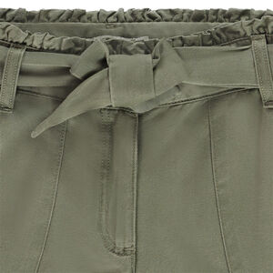 Short paperbag con cinturón para anudar para niña 