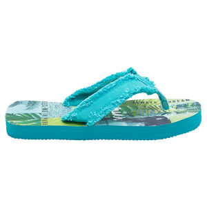 Chanclas con tira de tela y estampado tropical  Main Chanclas con tira de tela y estampado tropical