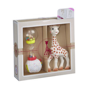 Set regalo Sophie la Girafe + Sonajero Soft Maracas 