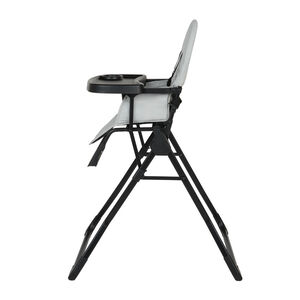 Silla alta fija y compacta Joséphine - Negra y Gris 