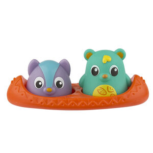 Jouet de bain Pirogue avec animaux   Main Jouet de bain Pirogue avec animaux