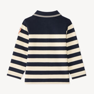 Polo de bebé niño de manga larga estilo marinero 