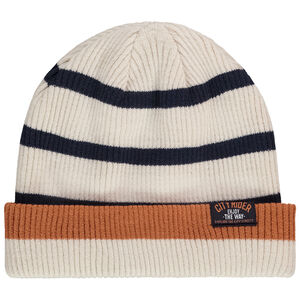 Gorro de punto a rayas para niño 