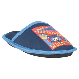 Chaussons bas print loup 