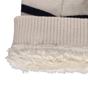 Gorro a rayas con lazo decorativo niña 