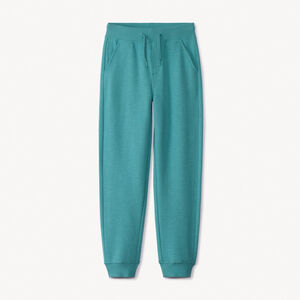 Pantalón jogging de felpa slub liso para niño 