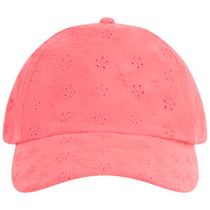 Visera rosa con bordado inglés para niña  Main Visera rosa con bordado inglés para niña