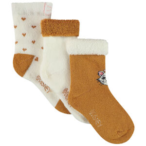 Lote de 3 pares de calcetines de rizo Marie Los Aristogatos Disney para bebé niña 