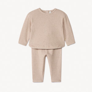 Ensemble 2 pièces total look uni pour bébé 