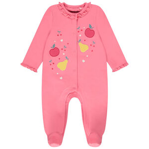 Dors-bien en jersey print fruits pour bébé fille 