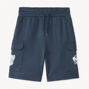 Pantalones cortos de malla estilo cargo con insignia de Chase de la Patrulla Canina para niño 